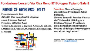 Locandina libro Bologna 29-04-2025